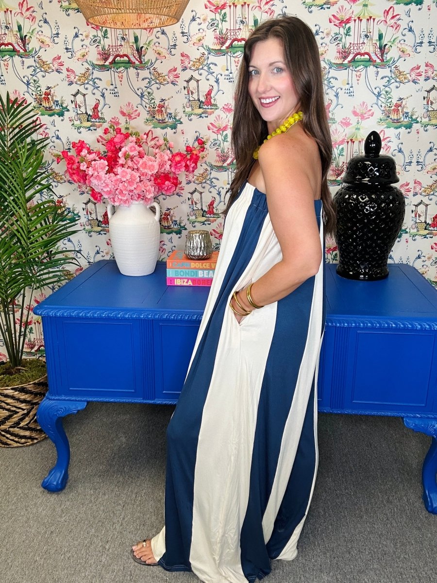 The Whitby Jumpsuit in Navy