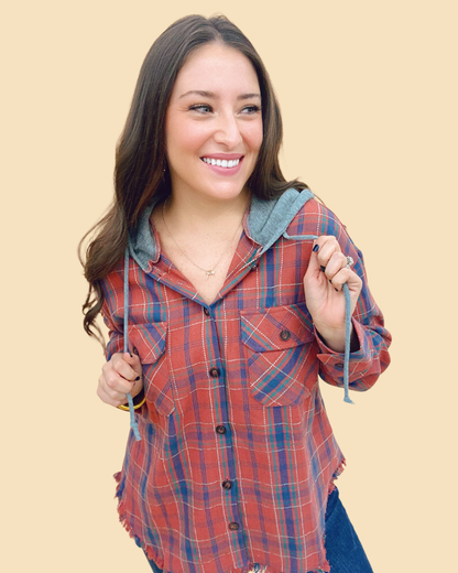 The Brick Hoodie Flannel