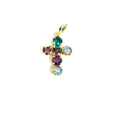 The Magic Mini Crystal Cross Charm