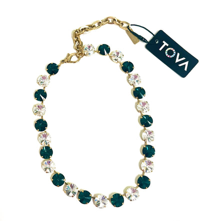 TOVA X PDA Sofia Necklace in Emerald