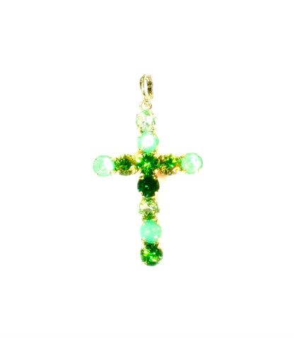 Magic Crystal Cross Charm