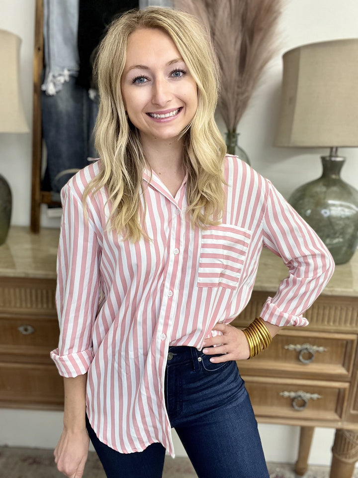 The Portia Pink Top