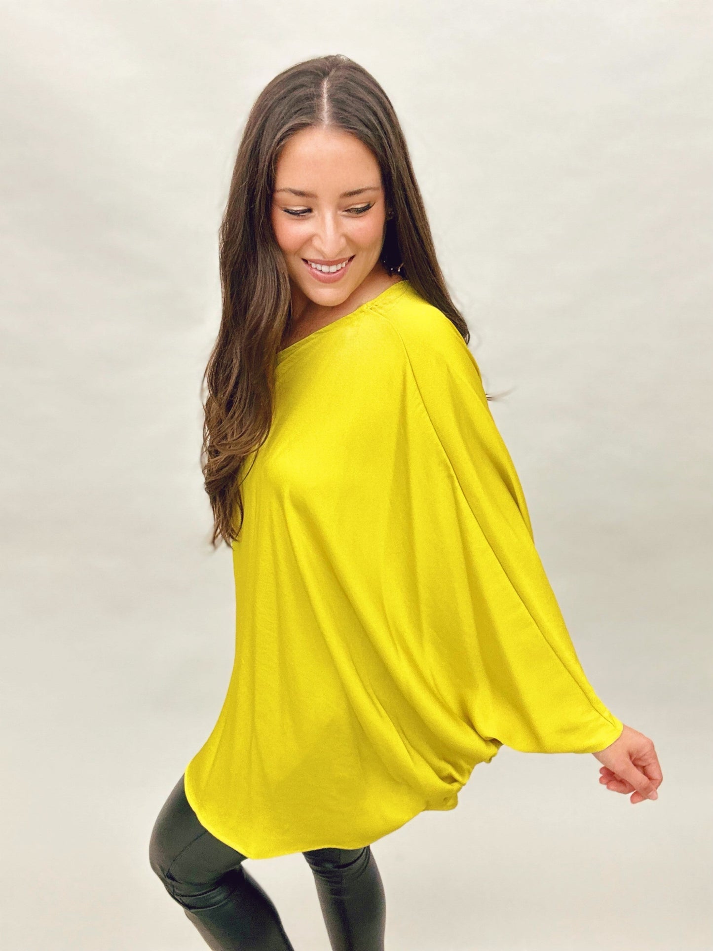 The Silk Single Sleeve Top - 4 Colors