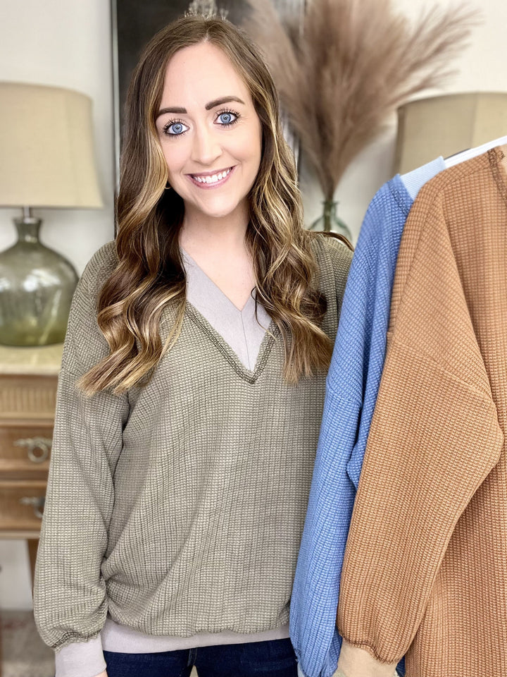 V Thermal Pullover