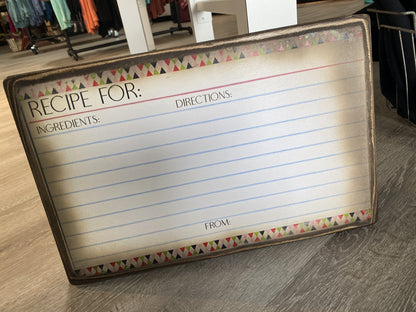 Keepsake Recipe Card Boards