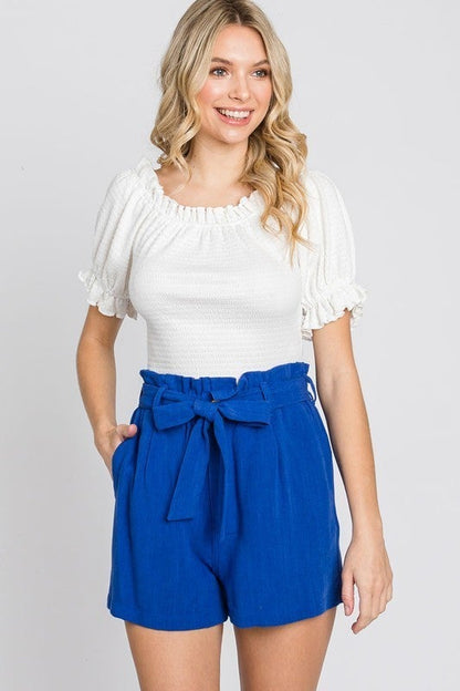 Linen Lizzie Shorts-4 Colors/All Sizes