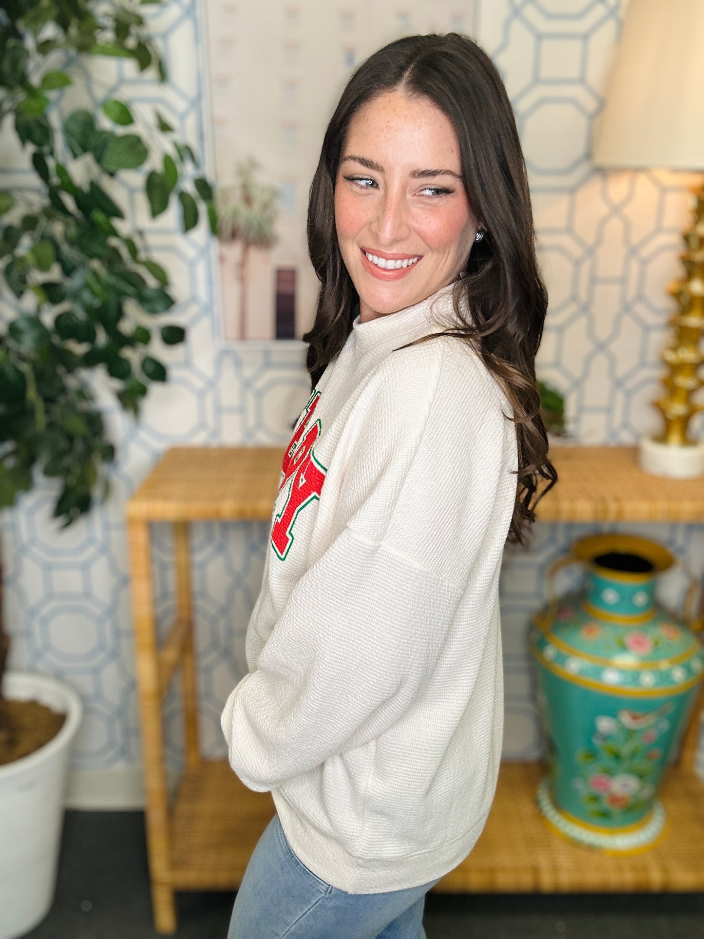 The Honey Knit Merry Christmas Pullover