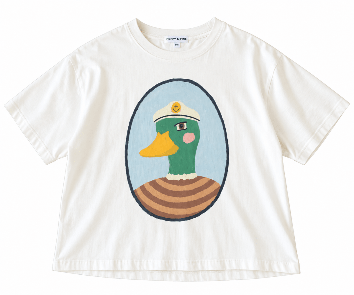 P&P Seafolk Mallard Crop Tee