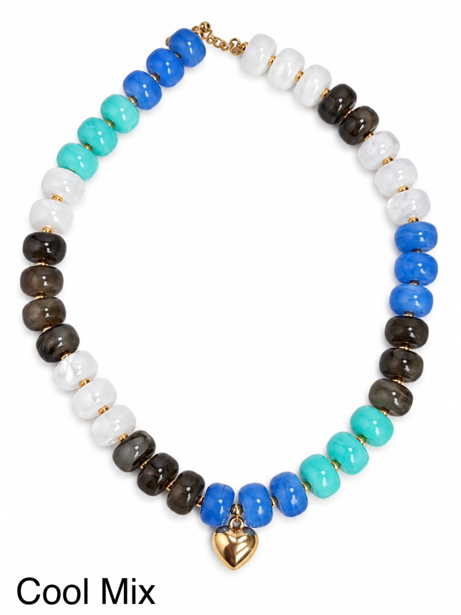 The Steal Candy Heart Necklace-21 Colors