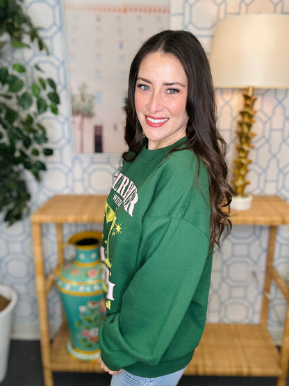 The Merrier Martini Sweatshirt