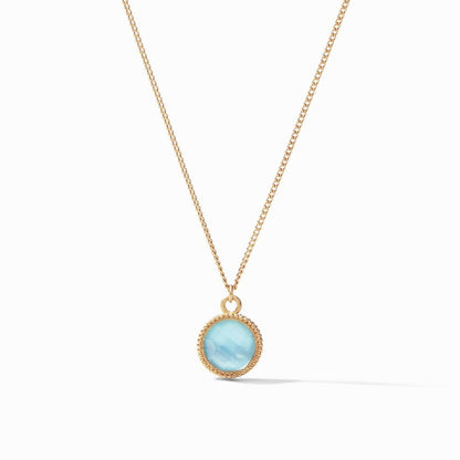 JV Fleur-de-Lis Solitaire Necklace