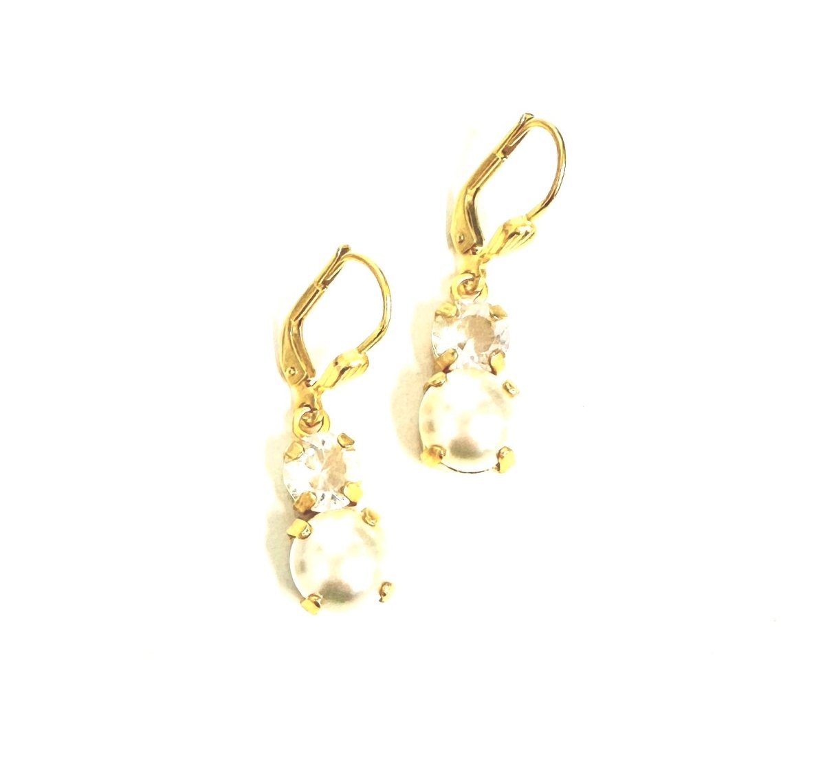 The Double Crystal Earrings