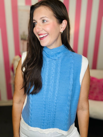 The Entro Mock Sweater Tank- 3 Colors