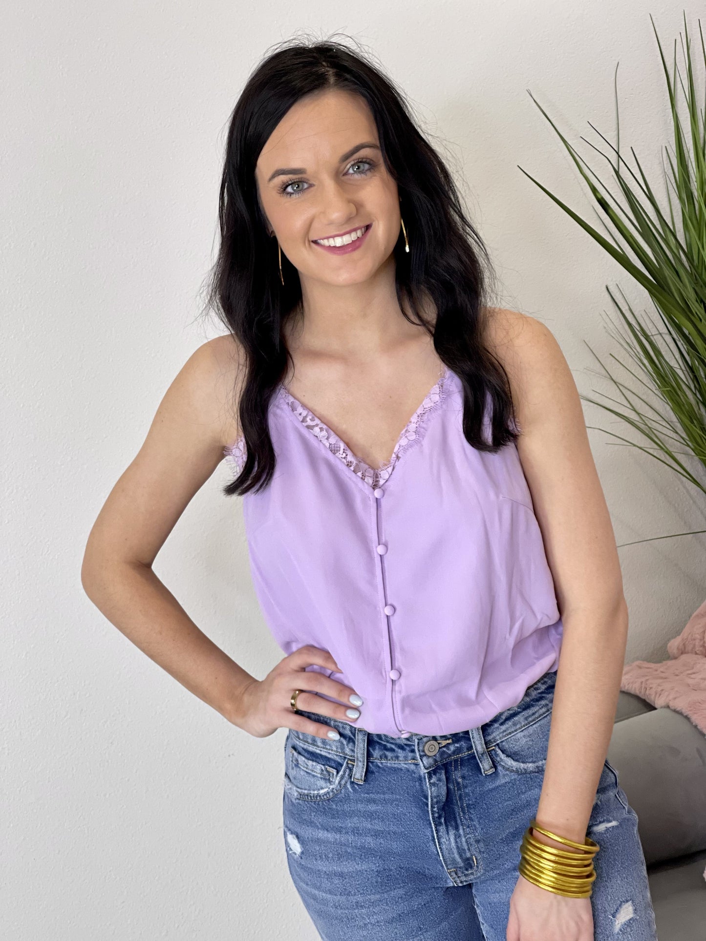 Lace Trim Bodysuit in 3 Colors
