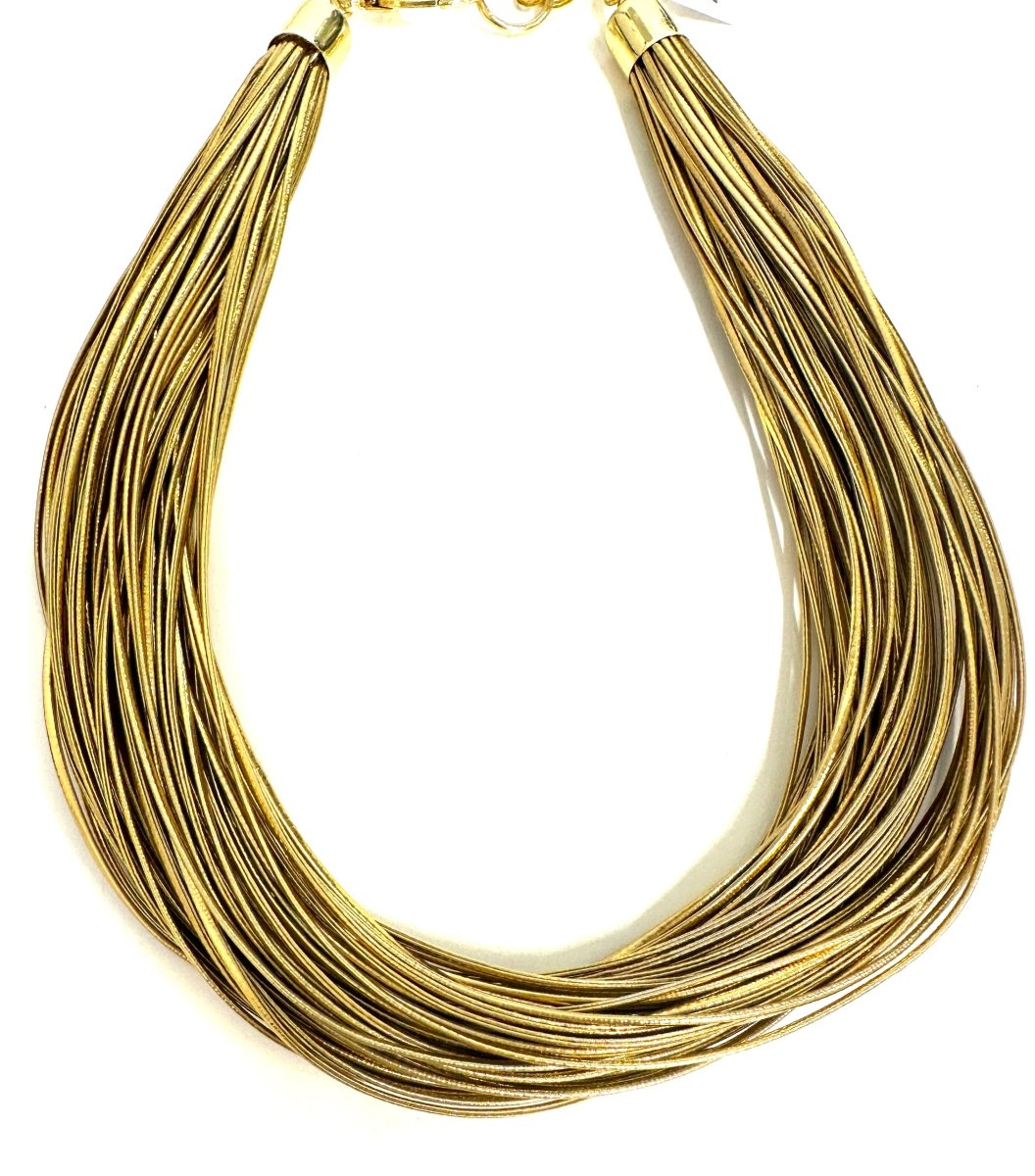 The Leathered Strand Necklace- 3 Colors
