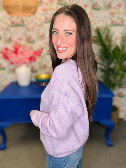 The Double Stitch Sweater- 2 Colors