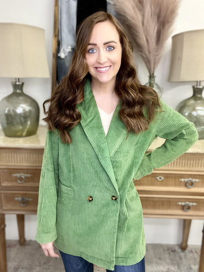 The Washed Emerald Blazer