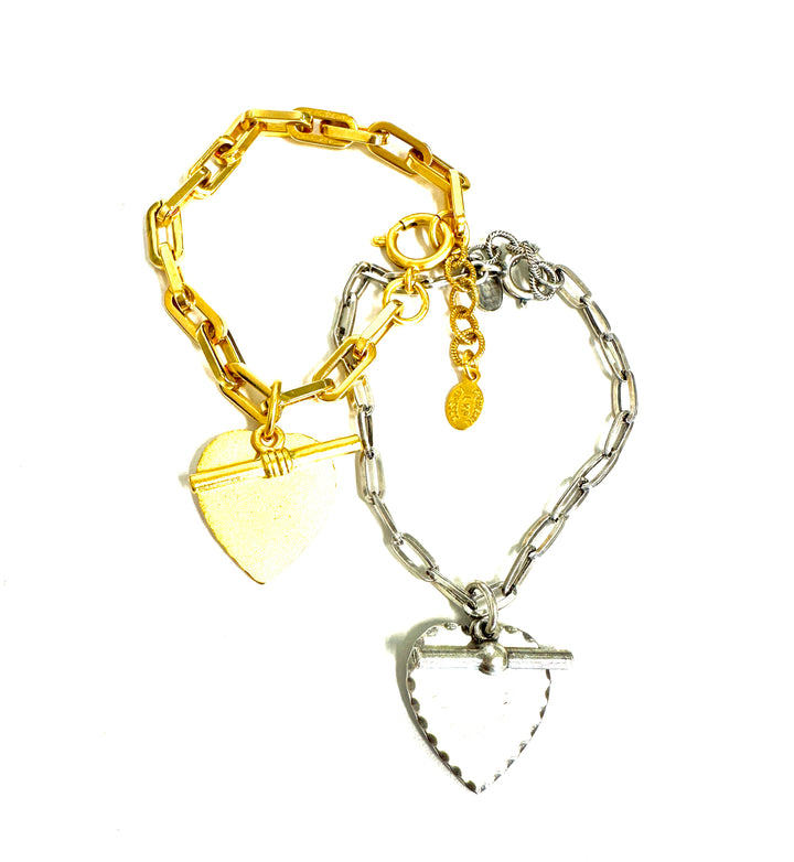 The Heart on Chain Bracelet