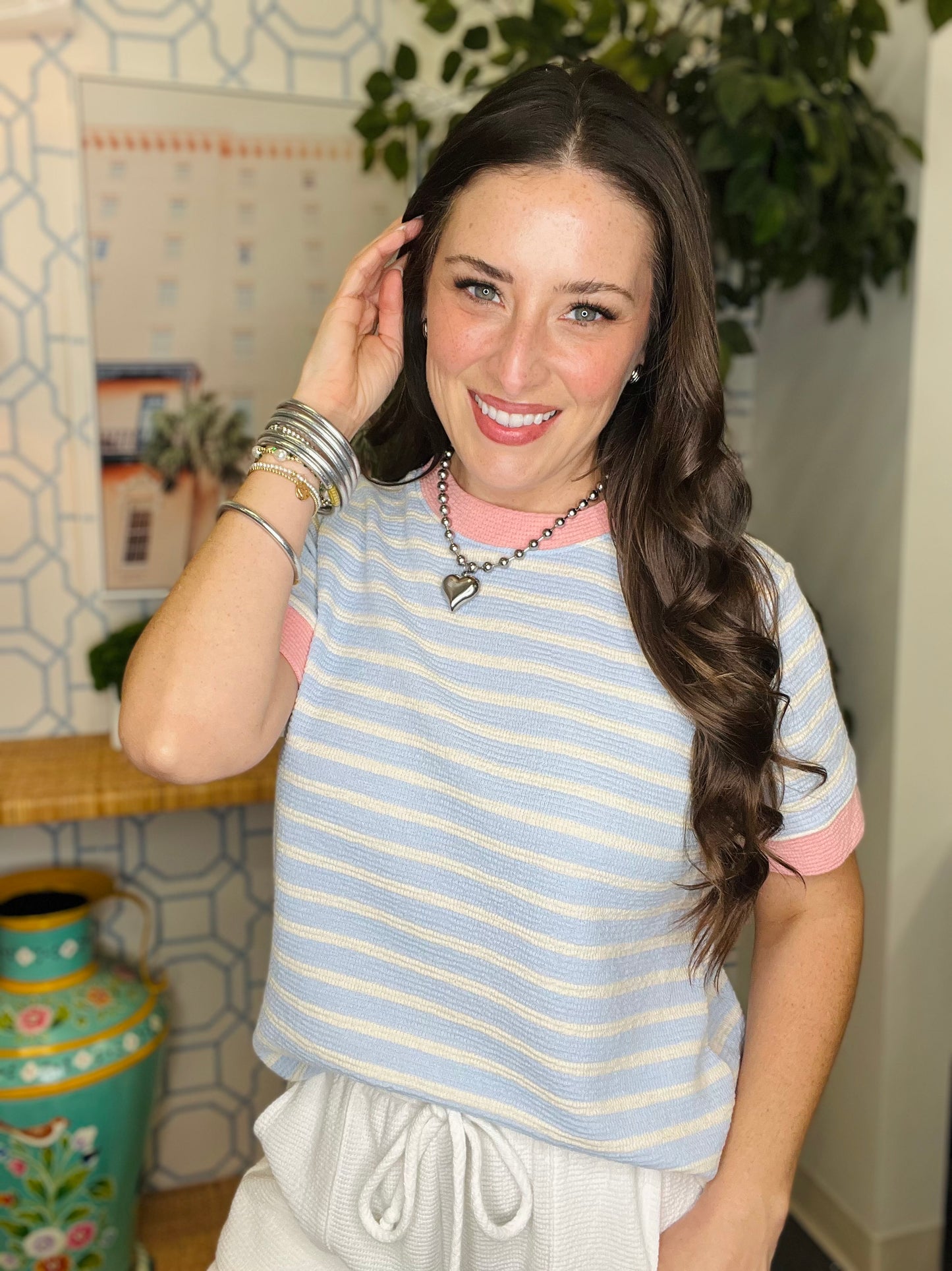 The Honey Knit Colorblock Stripe Top- 3 Colors
