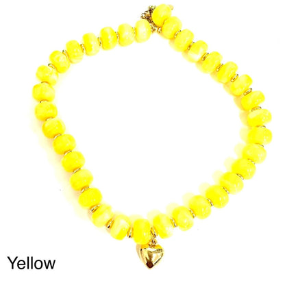 The Steal Candy Heart Necklace-21 Colors