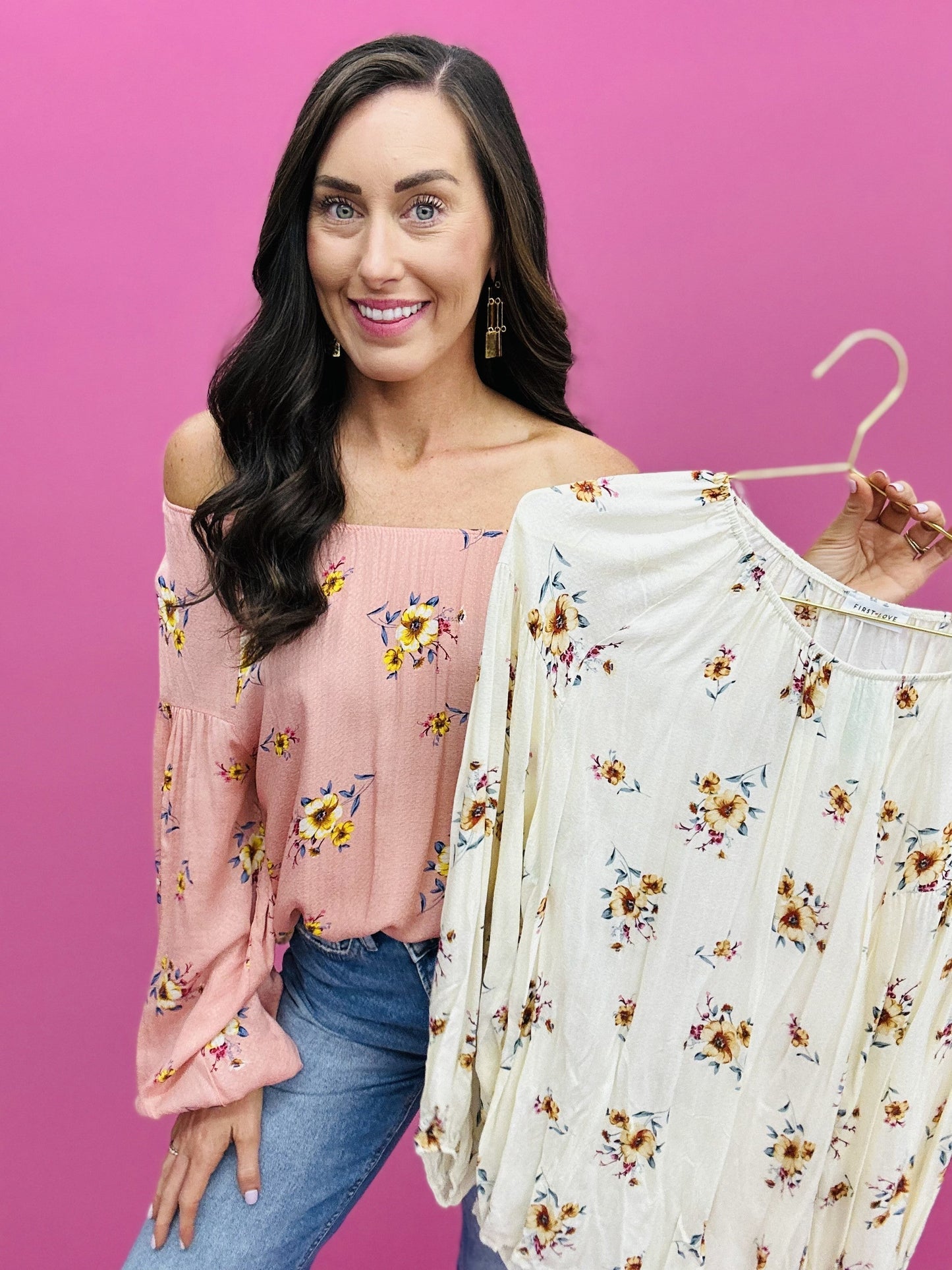 The Wiley Floral Top in 2 Colors