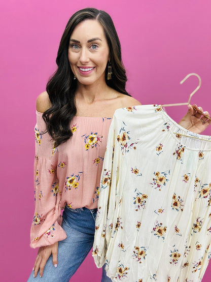 The Wiley Floral Top in 2 Colors