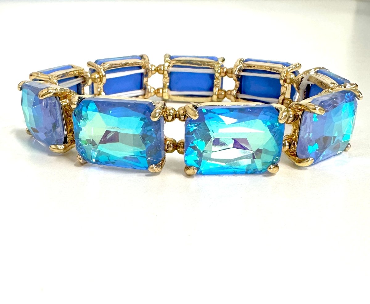 The Crystal Stretch Bracelet- 4 Colors