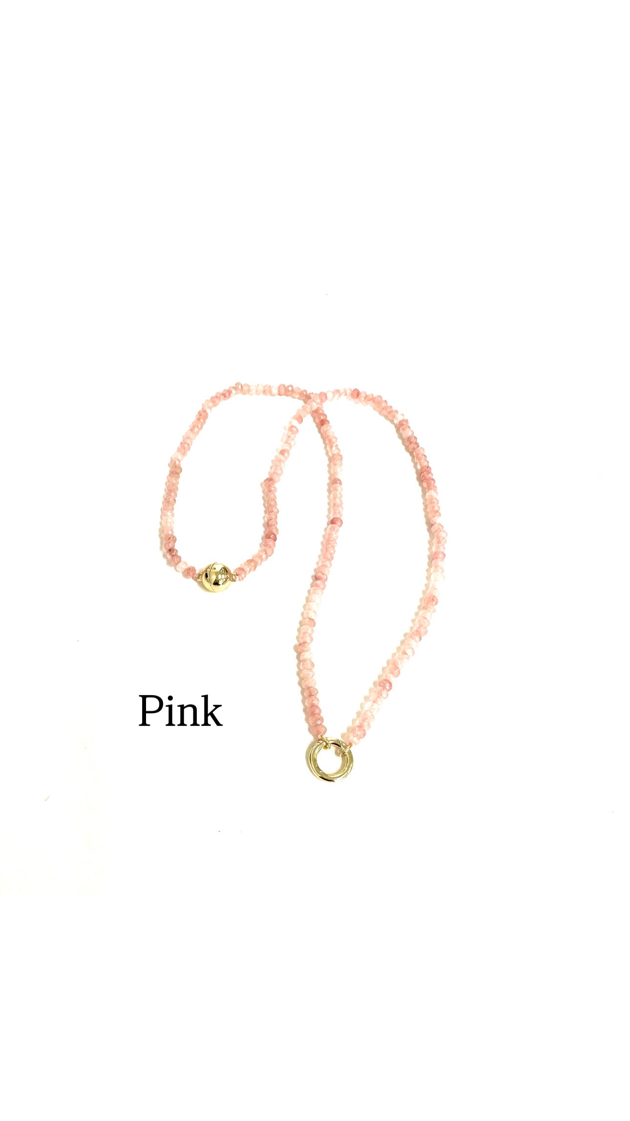 Agate Bead Magic Charm Bar Necklace-18"