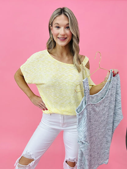 The Soft Sunshine Top-2 Colors/AS