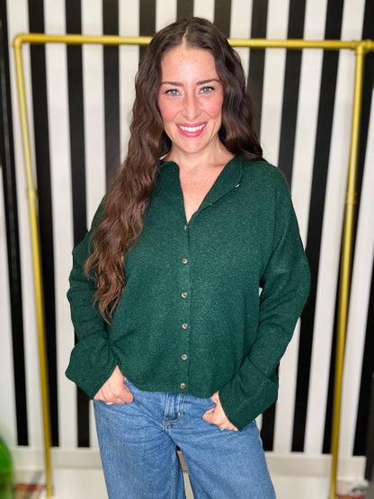 The Steal Collared Cardigan in 2 Colors