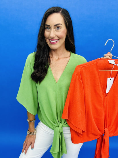 The Solid Airflo Tie Top - LOTS, AS