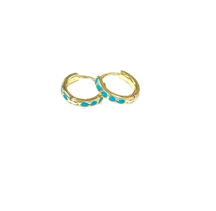 The Toby Turquoise Hoops