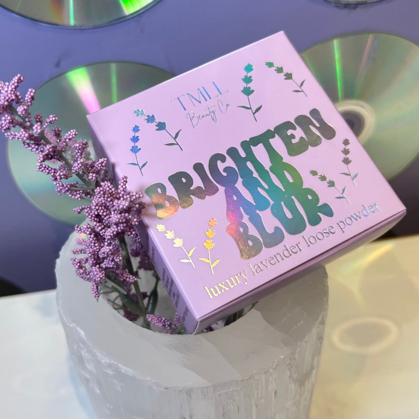 Brighten & Blur Lavender Setting Powder