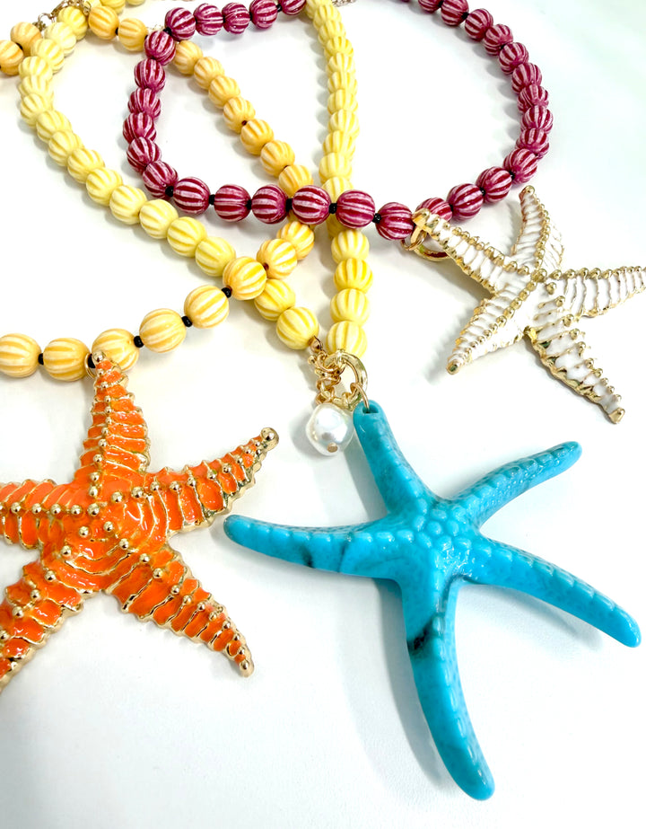 The Starfish Necklace in 3 Colors