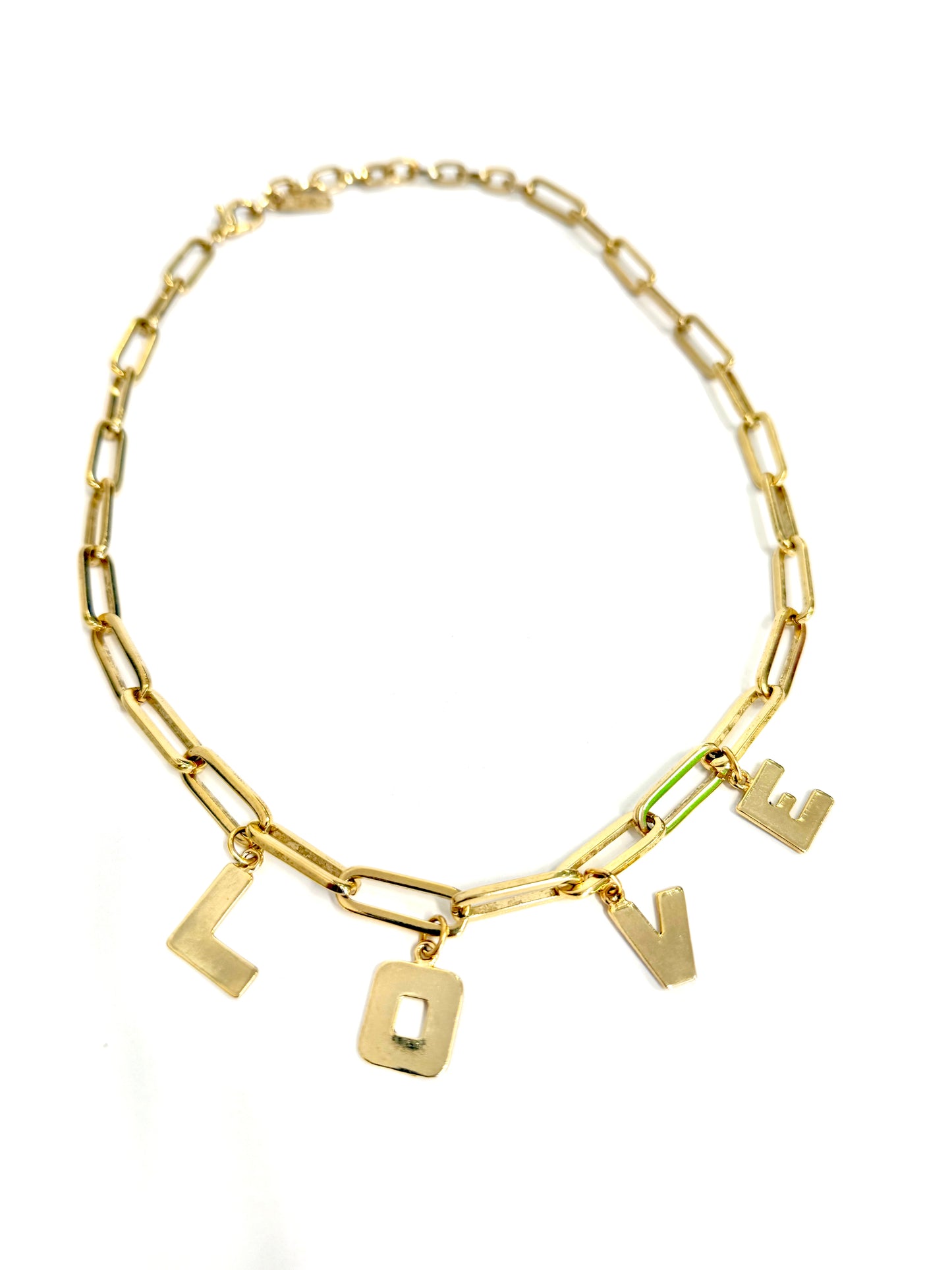 TOVA Love Chain Necklace