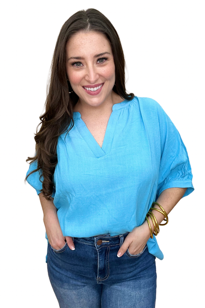 The Lush Linen Top in 3 Colors
