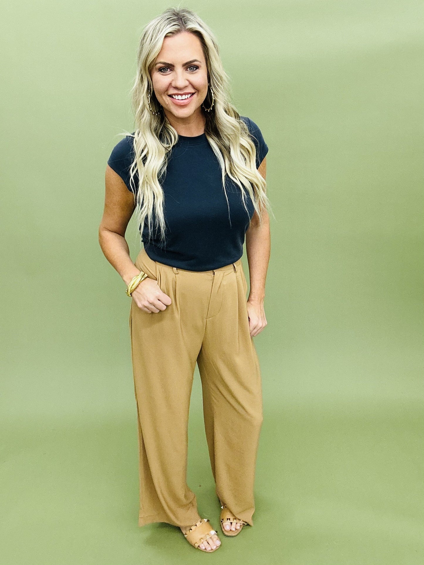 The Pleated Pants - 3 Colors
