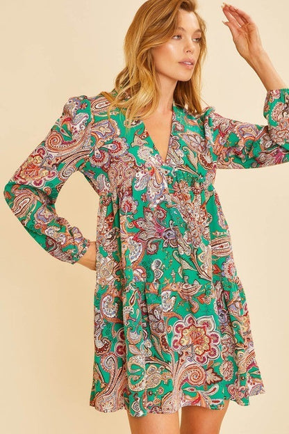 The Paisley Boho Dress - 2 Colors