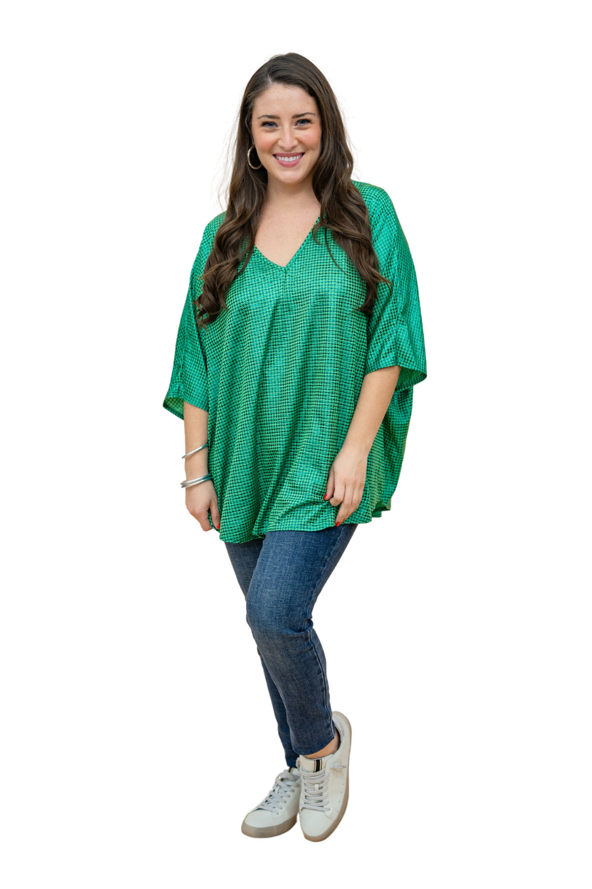 The Green Hounds Poncho Top