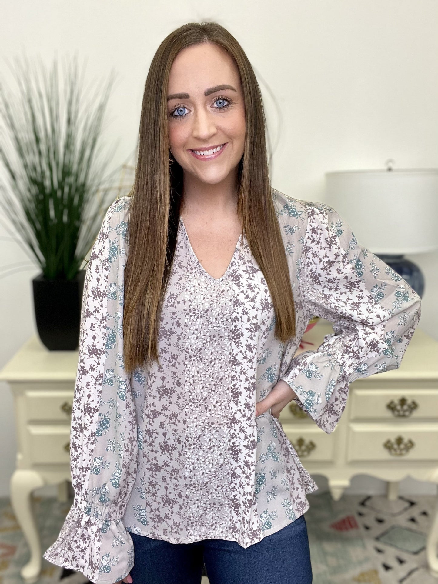 The Waterfall Woven Top-All Sizes
