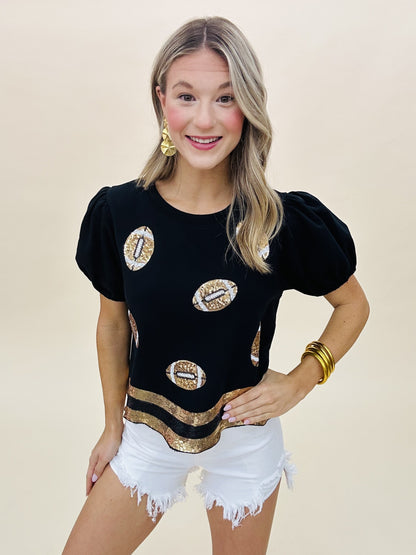 The Gameday Sparkles Top