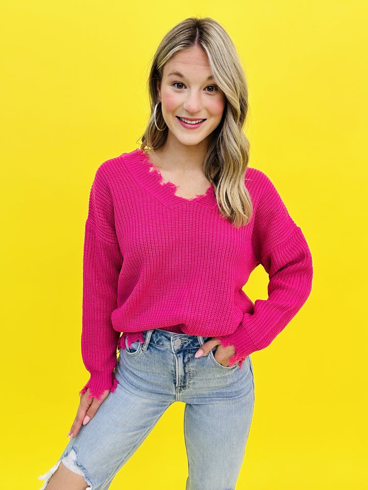 LD Steal #29-The Fray Sweater-9 Colors *Final Sale*