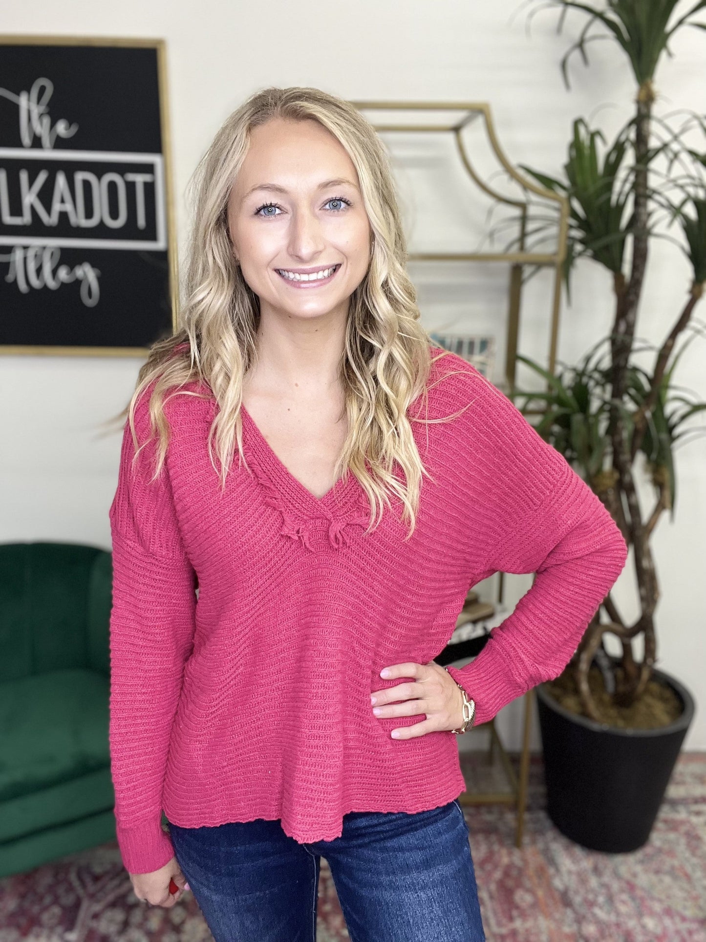 The Hallie Hooded Sweater-6 Colors
