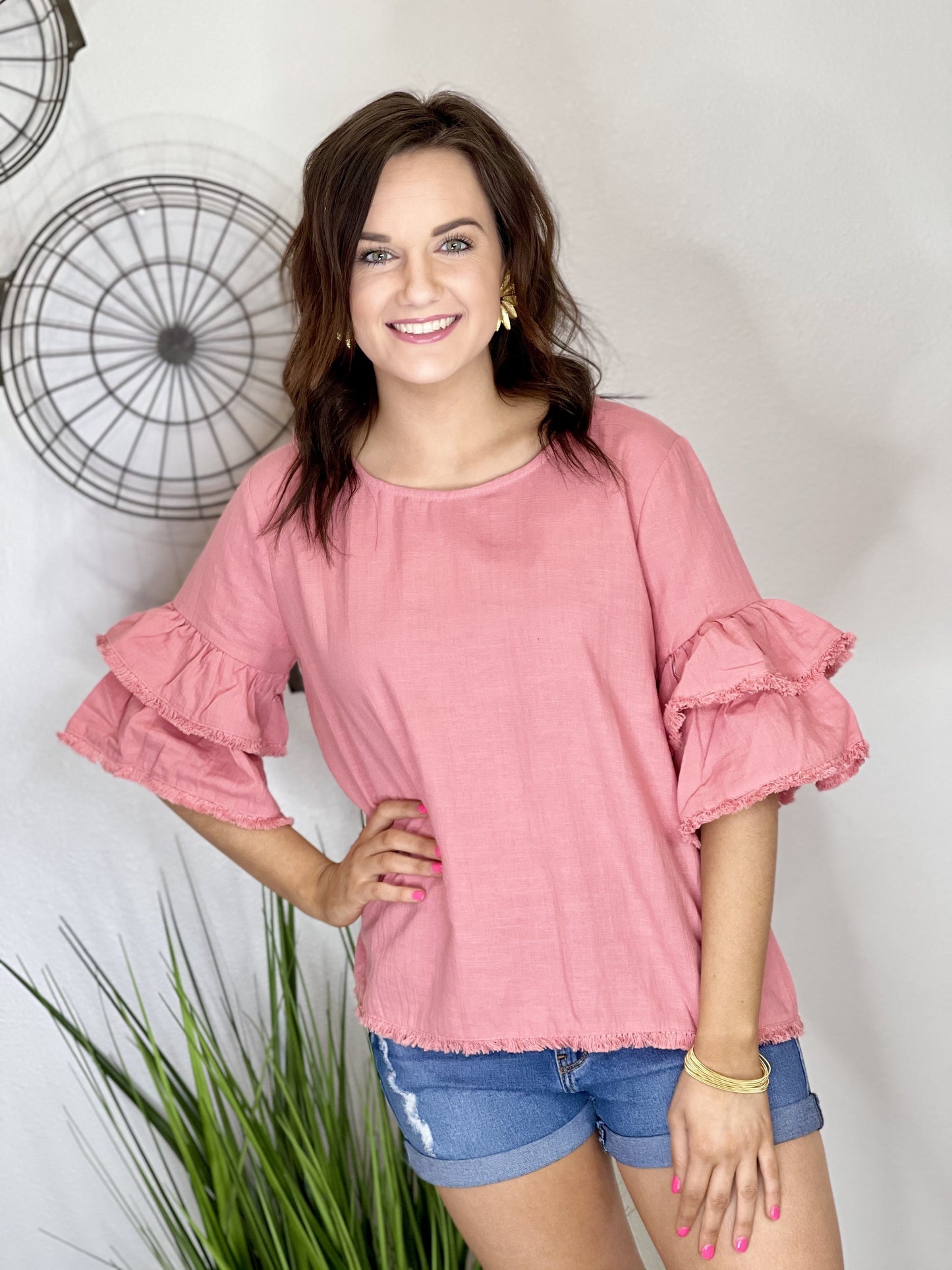 The Lee Linen Top - 3 Colors, All Sizes