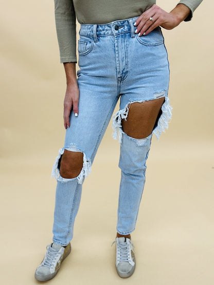 Jelly High-Rise Cutout Jeans