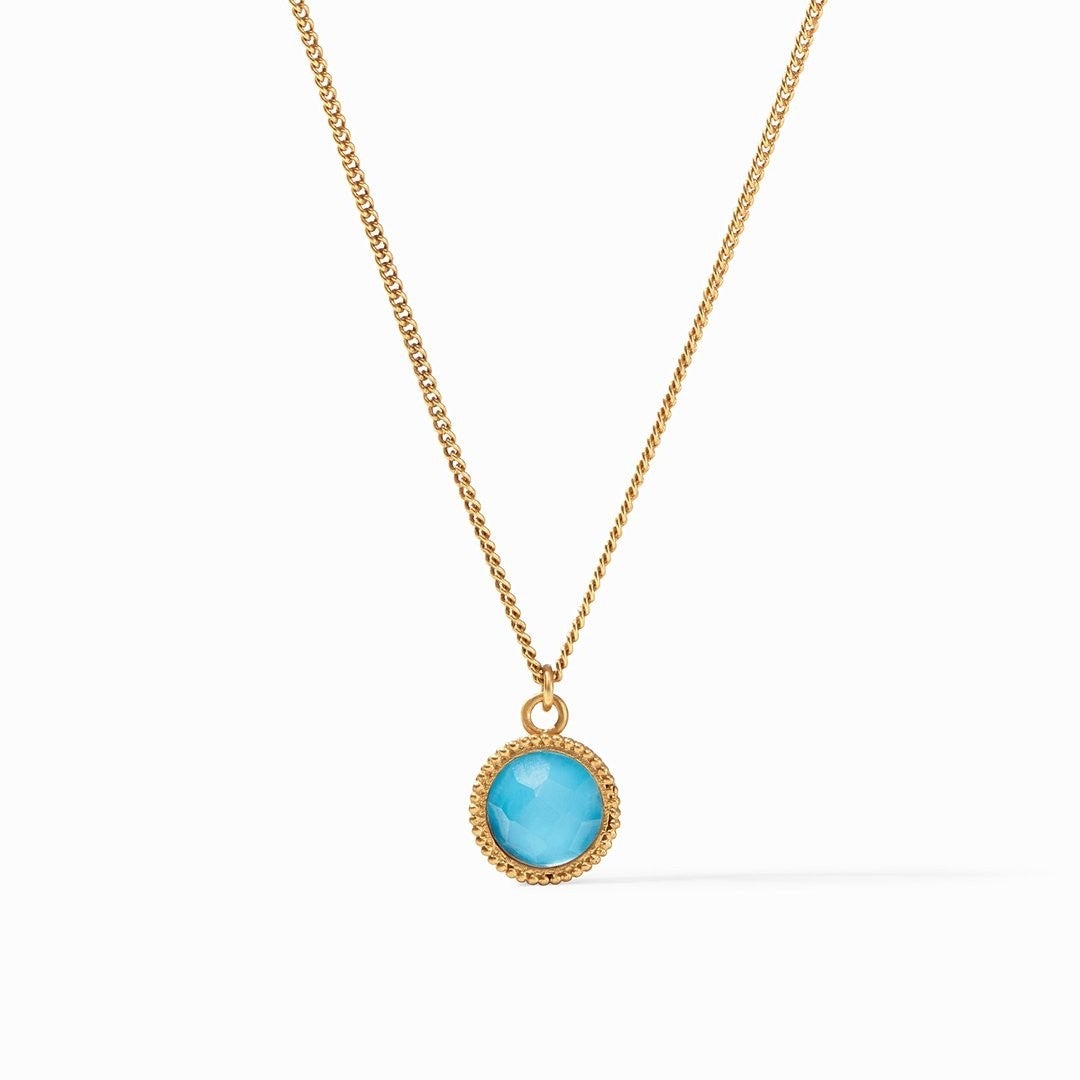 JV Fleur-de-Lis Solitaire Necklace