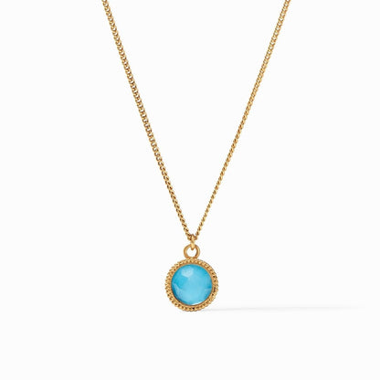 JV Fleur-de-Lis Solitaire Necklace
