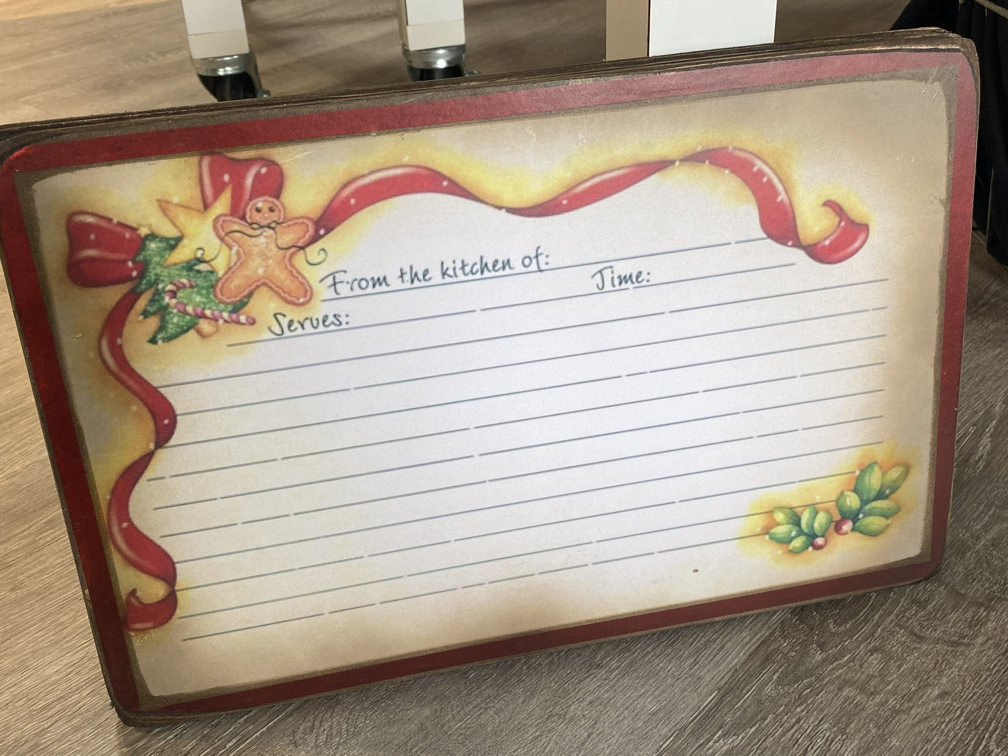 Keepsake Recipe Card Boards