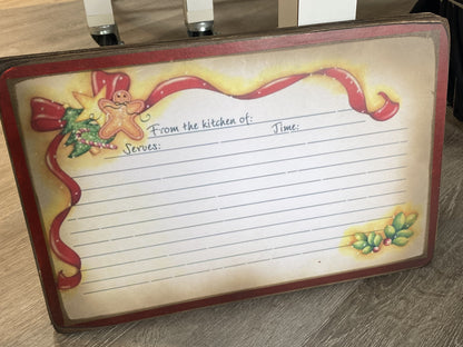 Keepsake Recipe Card Boards