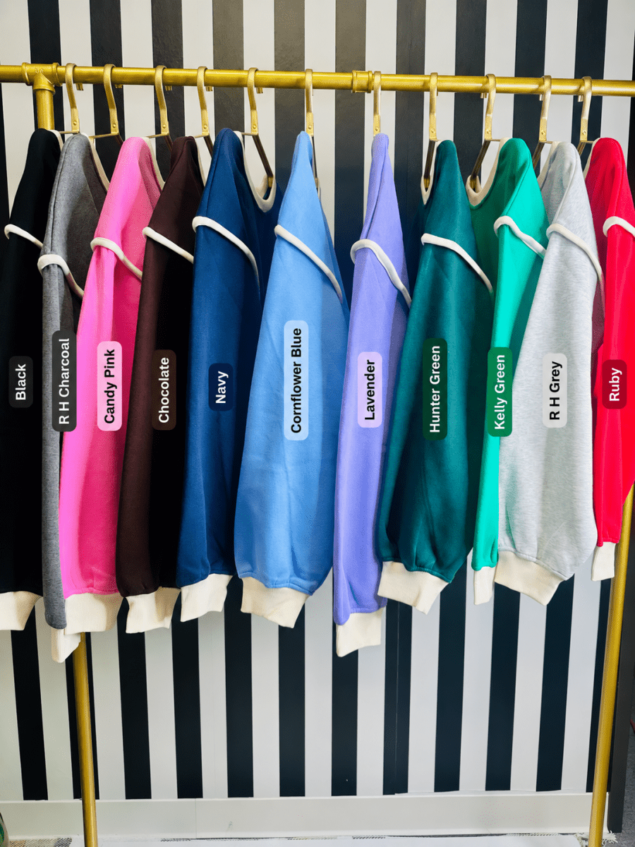 The Steal Contrast Pullover in 11 Colors-AS